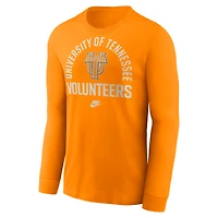 Men's Nike Tennessee Orange Volunteers Legacy Arched Logo Long Sleeve T-Shirt