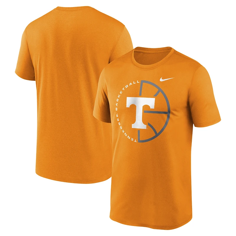T-shirt de performance Nike Tennessee Orange Volunteers Legend Basketball Icon pour homme