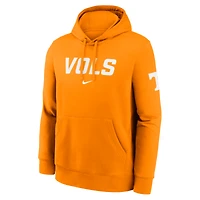 Sweat à capuche Nike Tennessee Orange Volunteers Nickname Club Fleece pour homme