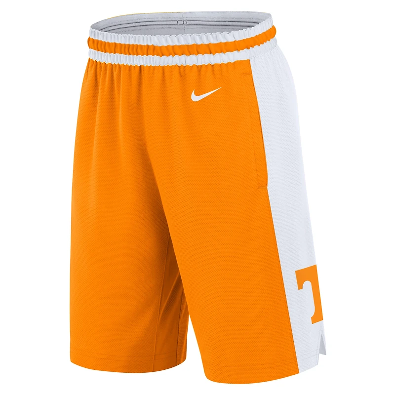 Men's Nike Tennessee Orange Volunteers Road Replica Performance Basketball Shorts