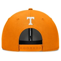 Casquette ajustable Nike Tennessee Orange Tennessee Volunteers Slanted Primetime Rise Performance pour homme