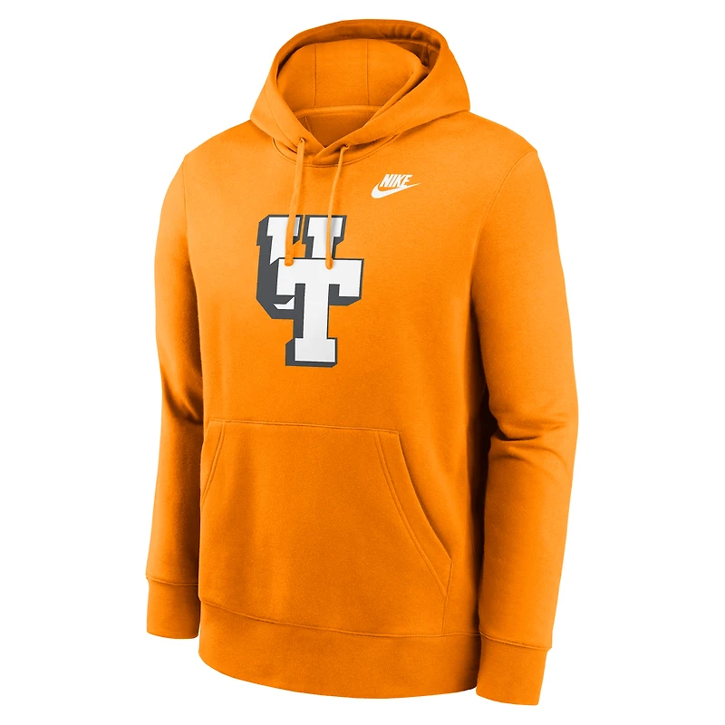 Men's Nike  Tennessee Orange Volunteers Vault Block Pullover Hoodie