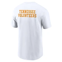 T-shirt Nike blanc Tennessee Volunteers 2-Hit Stacked pour homme