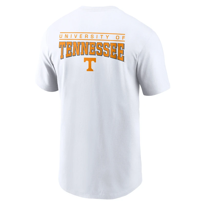 Men's Nike White Tennessee Volunteers 2-Hit T-Shirt