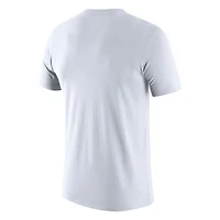 T-shirt Nike blanc pour homme Tennessee Volunteers 2025 On-Court Bench