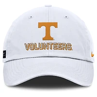 Casquette ajustable Nike blanche Tennessee Volunteers 2025 On-Field Club pour homme