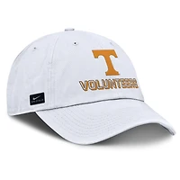 Casquette ajustable Nike blanche Tennessee Volunteers 2025 On-Field Club pour homme