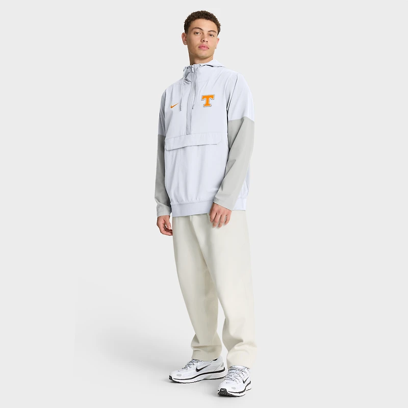 Veste à capuche Nike blanche Tennessee Volunteers demi-zip pour homme