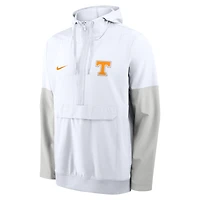 Men's Nike White Tennessee Volunteers Anorak Half-Zip Hoodie Jacket