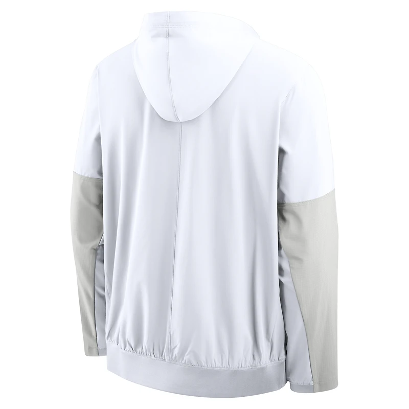 Men's Nike White Tennessee Volunteers Anorak Half-Zip Hoodie Jacket