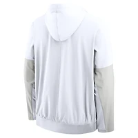 Men's Nike White Tennessee Volunteers Anorak Half-Zip Hoodie Jacket