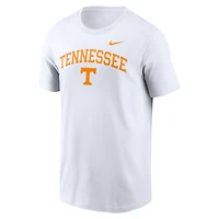 T-shirt Nike Tennessee Volunteers Blitz 2-Hit pour homme, blanc