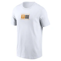 Men's Nike White Tennessee Volunteers Campus Logo Swoosh T-Shirt