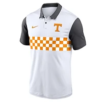 Men's Nike White Tennessee Volunteers Campus Pattern Vapor Performance Polo