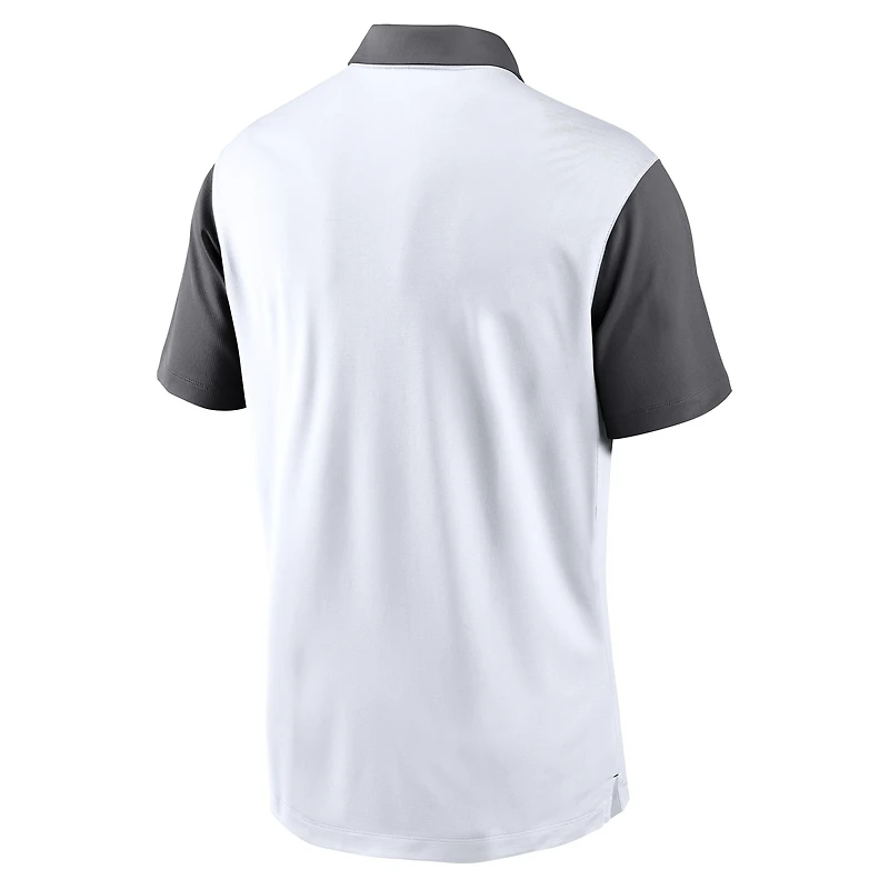 Men's Nike White Tennessee Volunteers Campus Pattern Vapor Performance Polo