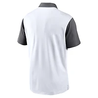 Men's Nike White Tennessee Volunteers Campus Pattern Vapor Performance Polo