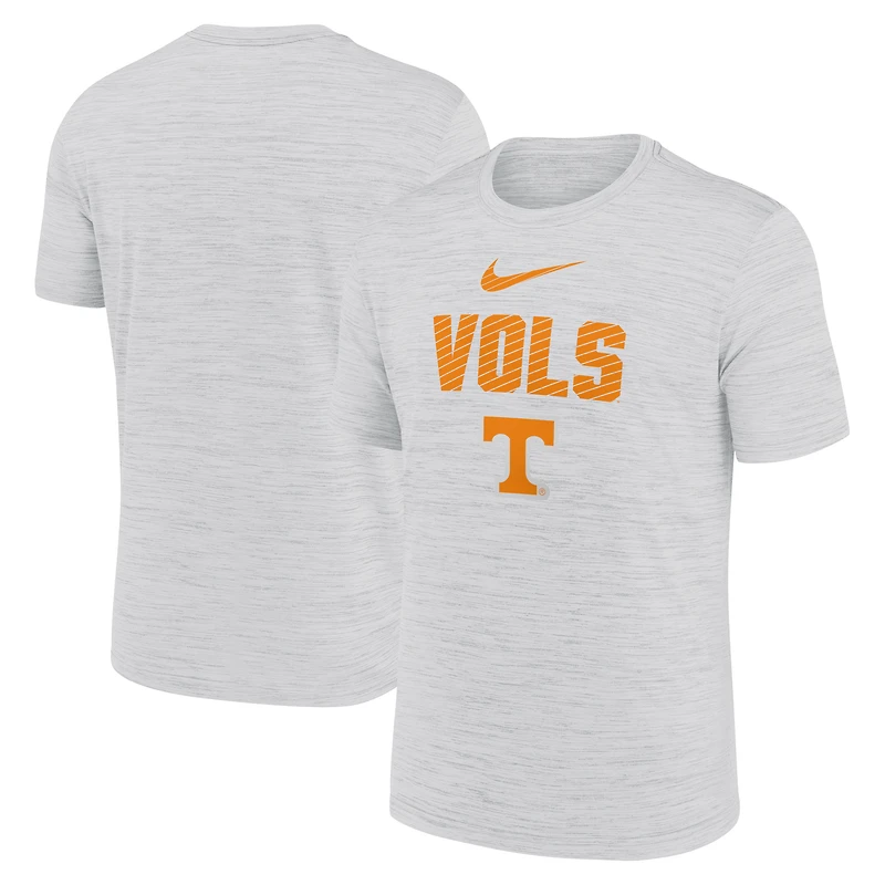 T-shirt Nike Tennessee Volunteers Campus Slant Velocity Performance pour homme, blanc