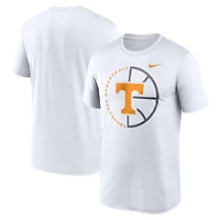 Men's Nike White Tennessee Volunteers Legend Basketball Icon Dri-Fit T-Shirt