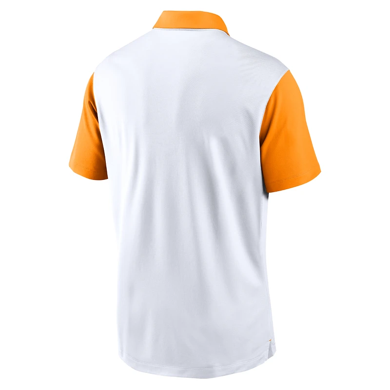 Men's Nike White Tennessee Volunteers Primetime Campus Vapor Performance Polo
