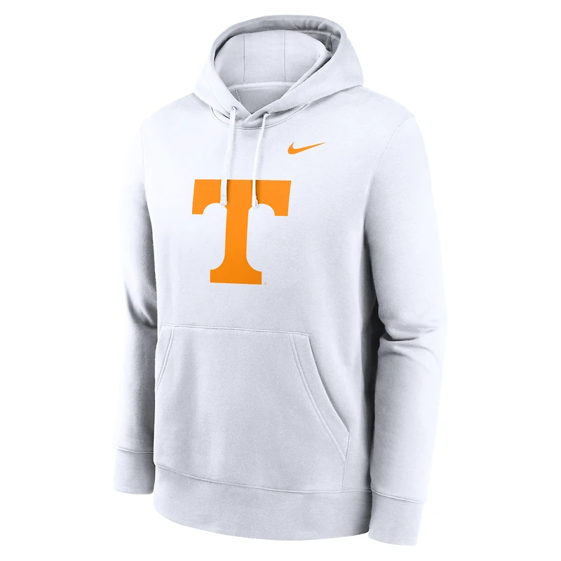 Men's Nike White Tennessee Volunteers Primetime Club Fleece Pullover Hoodie