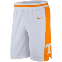 Short de basket-ball Nike Tennessee Volunteers Retro Replica Performance blanc pour homme