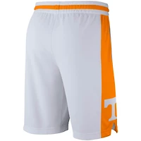 Short de basket-ball Nike Tennessee Volunteers Retro Replica Performance blanc pour homme