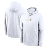 Sweat à capuche Nike Tennessee Volunteers Statement Wordmark Lockup pour homme, blanc