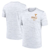 Men's Nike White Tennessee Volunteers Velocity Stacked Dri-FIT T-Shirt
