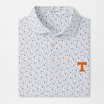 Men's Peter Millar  Gray Tennessee Volunteers Kick Off Performance Polo