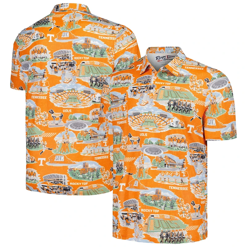 Men's Reyn Spooner Tennessee Orange Volunteers Scenic Polo