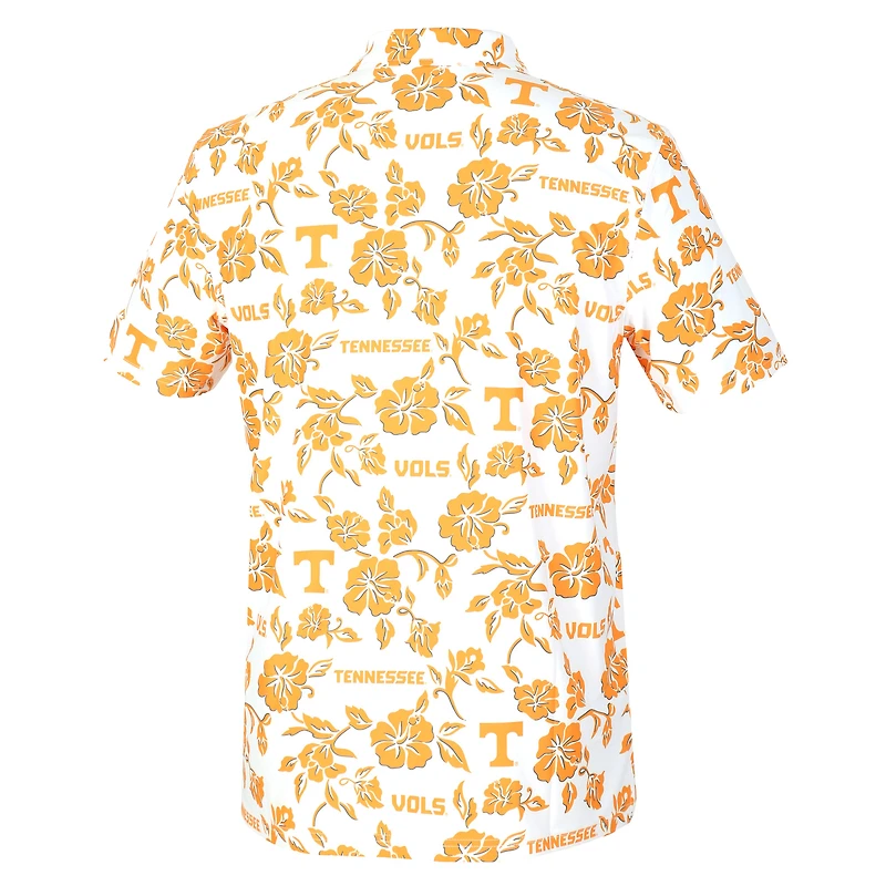 Men's Reyn Spooner  White Tennessee Volunteers Pua Performance Polo