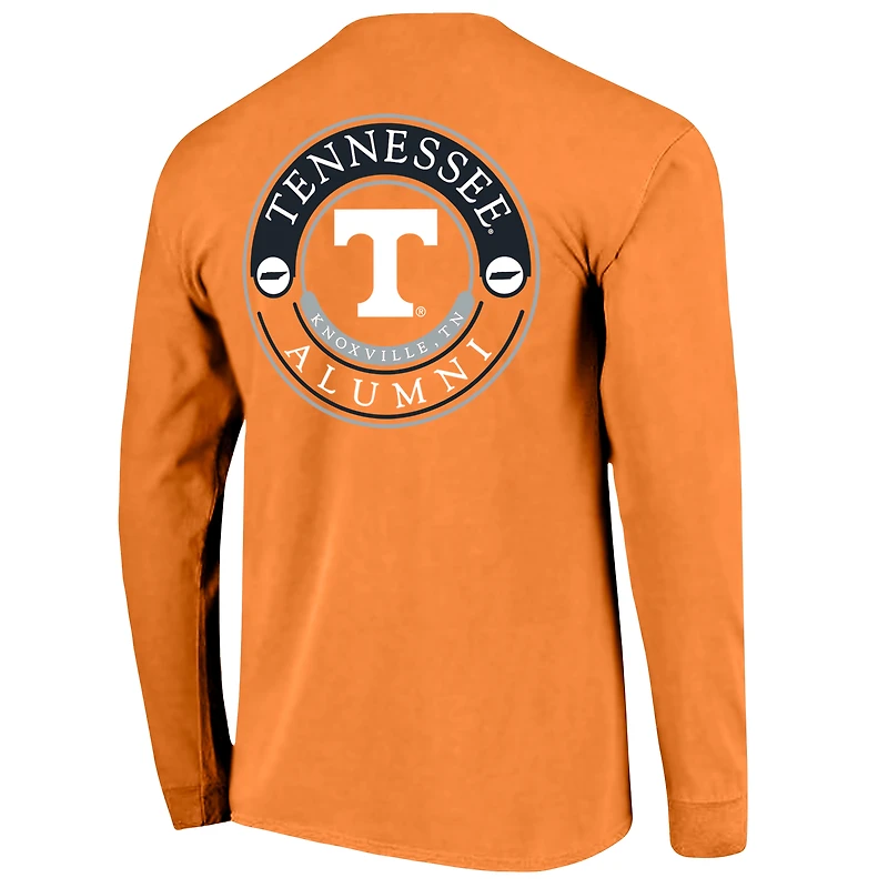 Men's  Tennessee Orange Volunteers Circle Seal Alumni Long-Sleeve T-Shirt