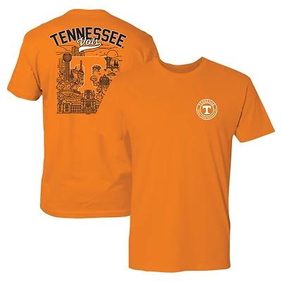 T-shirt orange Tennessee Volunteers City Line pour homme