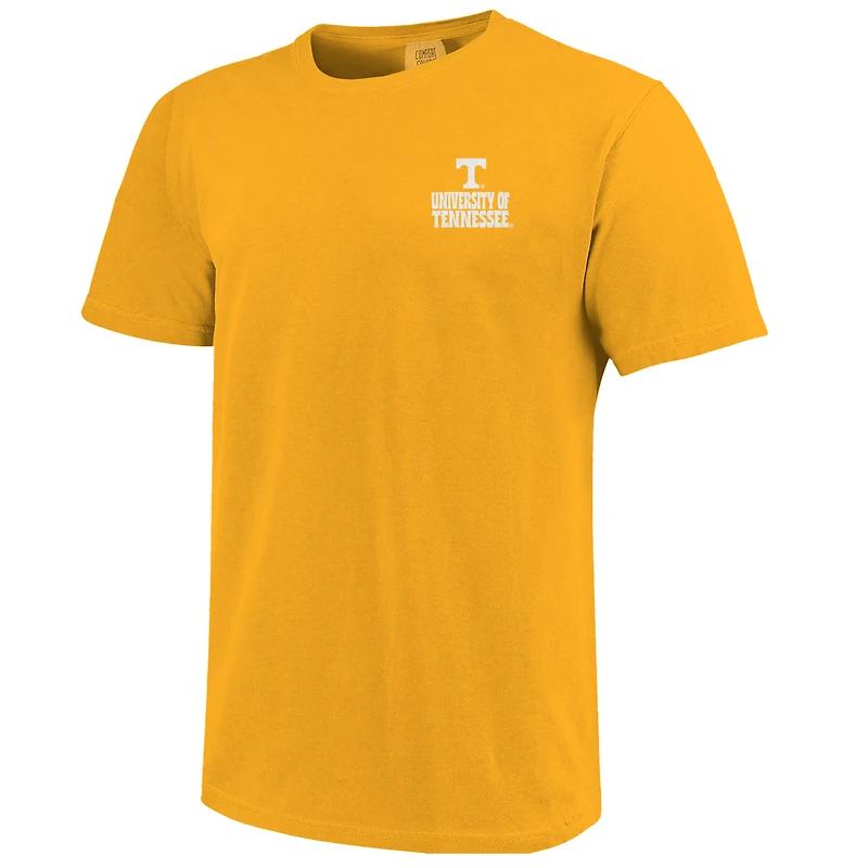 T-shirt à doublure épaisse pour homme, motif paysage, couleurs confortables, orange, Tennessee Volunteers