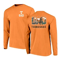 Men's Tennessee Orange Volunteers Father's Day Campus Drawing Long Sleeve T-Shirt