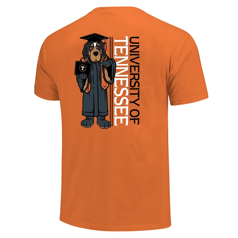 T-shirt homme Tennessee Orange Volunteers Mascotte Grad Achievement Unlocked