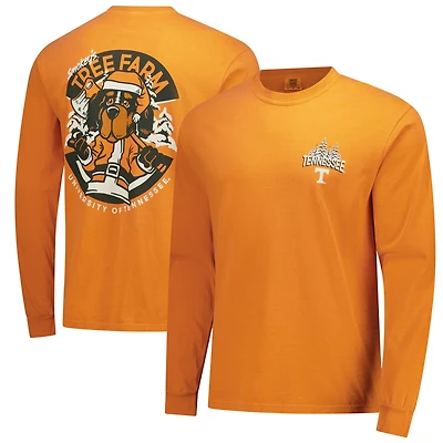 Men's  Tennessee Orange Volunteers Tree Farm Comfort Colors Long-Sleeve T-Shirt