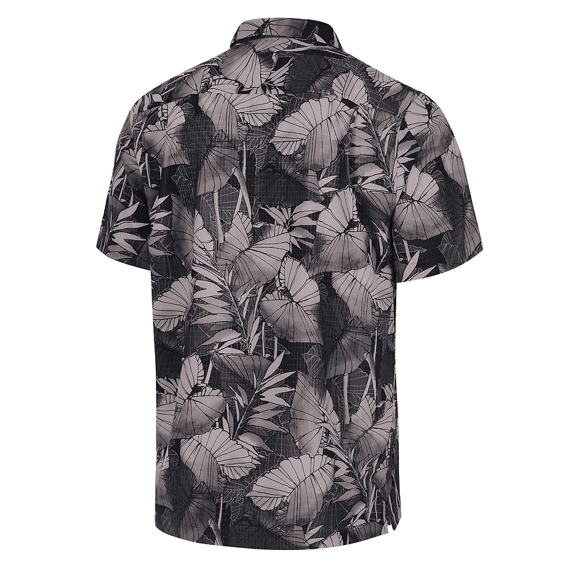 Men's Tommy Bahama Black Tennessee Volunteers Big & Tall Coast Nuevo Fronds IslandZone Button-Up Shirt