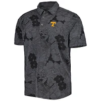 Polo Tommy Bahama Black Tennessee Volunteers Miramar Blooms pour homme