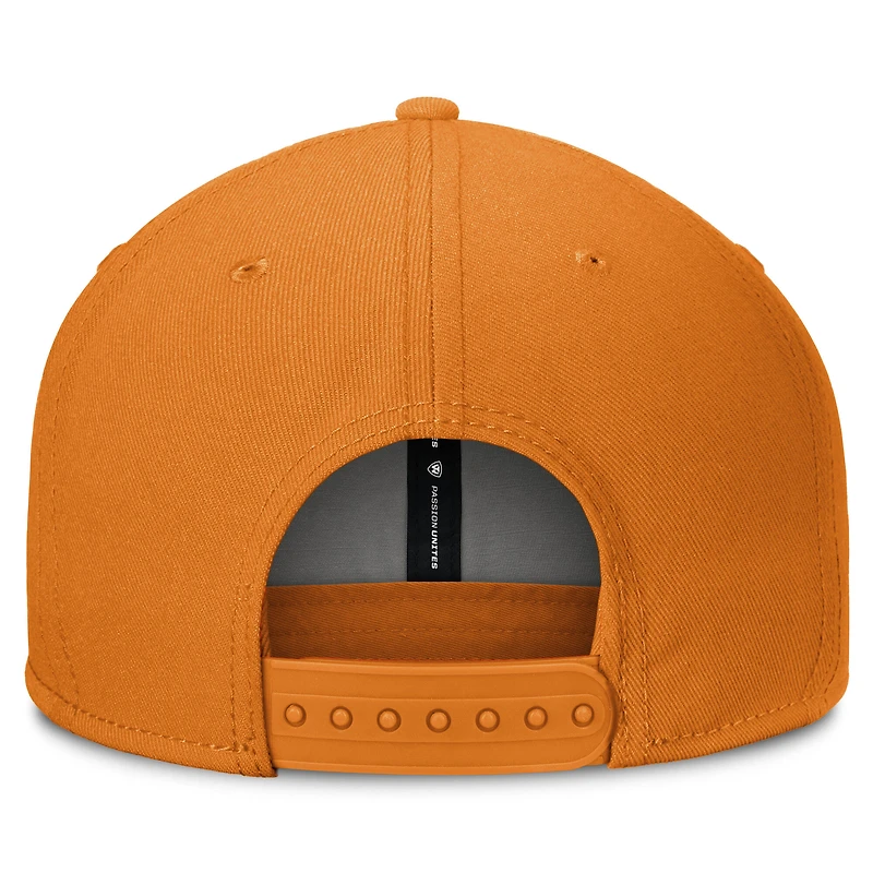 Casquette Snapback fondamentale pour hommes Top of the World Tennessee Orange Tennessee Volunteers