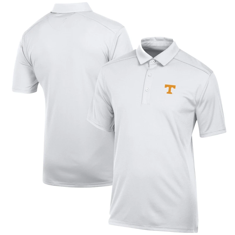 Men's White Tennessee Volunteers Classic Jacquard Polo