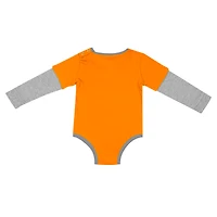 Newborn & Infant Colosseum Tennessee Orange Volunteers Next Stop Long Sleeve Bodysuit