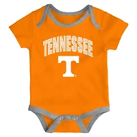 Newborn & Infant Outerstuff Tennessee Volunteers Three-Pack All Day Play Bodysuit Set