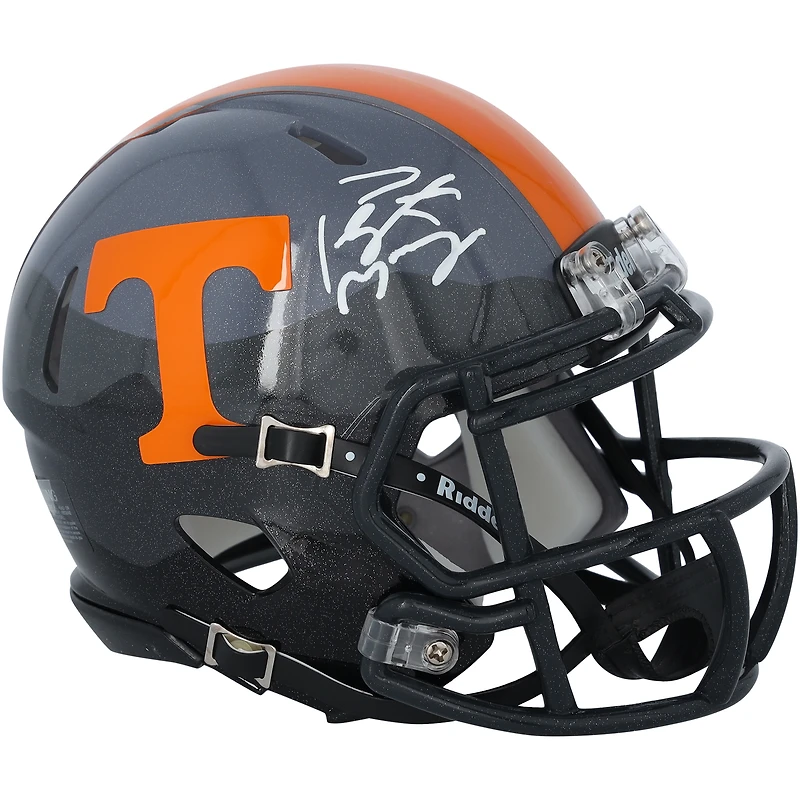 Peyton Manning Tennessee Volunteers Autographed Riddell Smoky Mountains Speed Mini Helmet