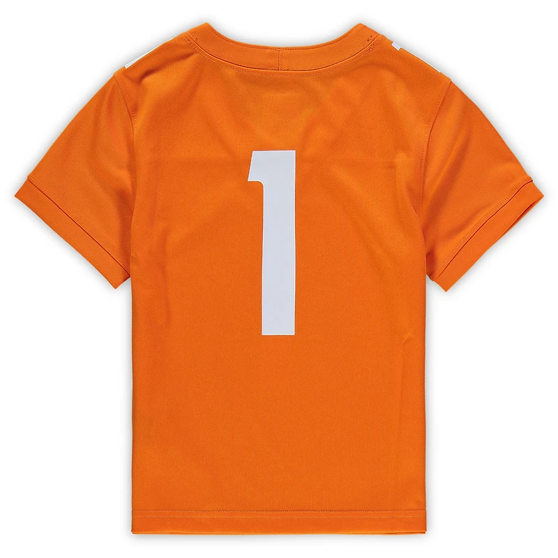 Preschool Nike #1 Tennessee Orange Volunteers Untouchable Football Jersey