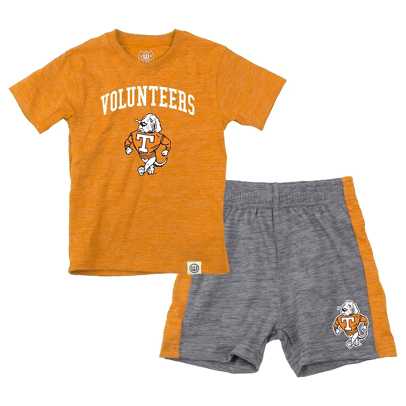 Preschool Wes & Willy Tennessee Orange Volunteers Cloudy Yarn T-Shirt Shorts Set