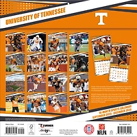 Calendrier mural 2026 des équipes des Tennessee Volunteers (12 po x 12 po)