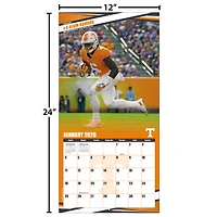 Calendrier mural 2026 des équipes des Tennessee Volunteers (12 po x 12 po)