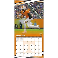 Calendrier mural 2026 des équipes des Tennessee Volunteers (12 po x 12 po)