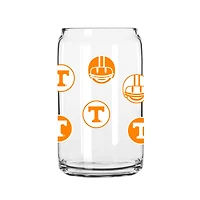 Volontaires du Tennessee 16 oz. Smiley peut verre